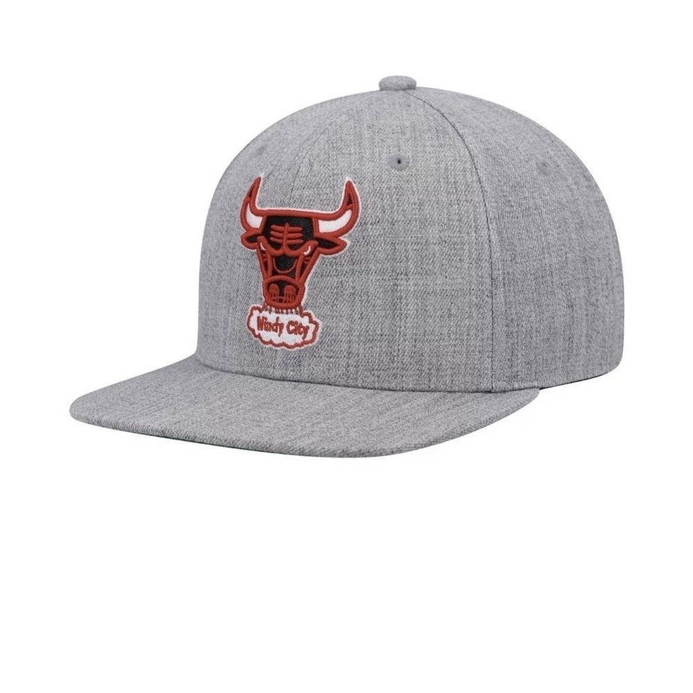 Chicago Bulls Mitchell & Ness Snapback Hats Lot of 3 NWT NBA Cap    Adjustable - Picture 2 of 16